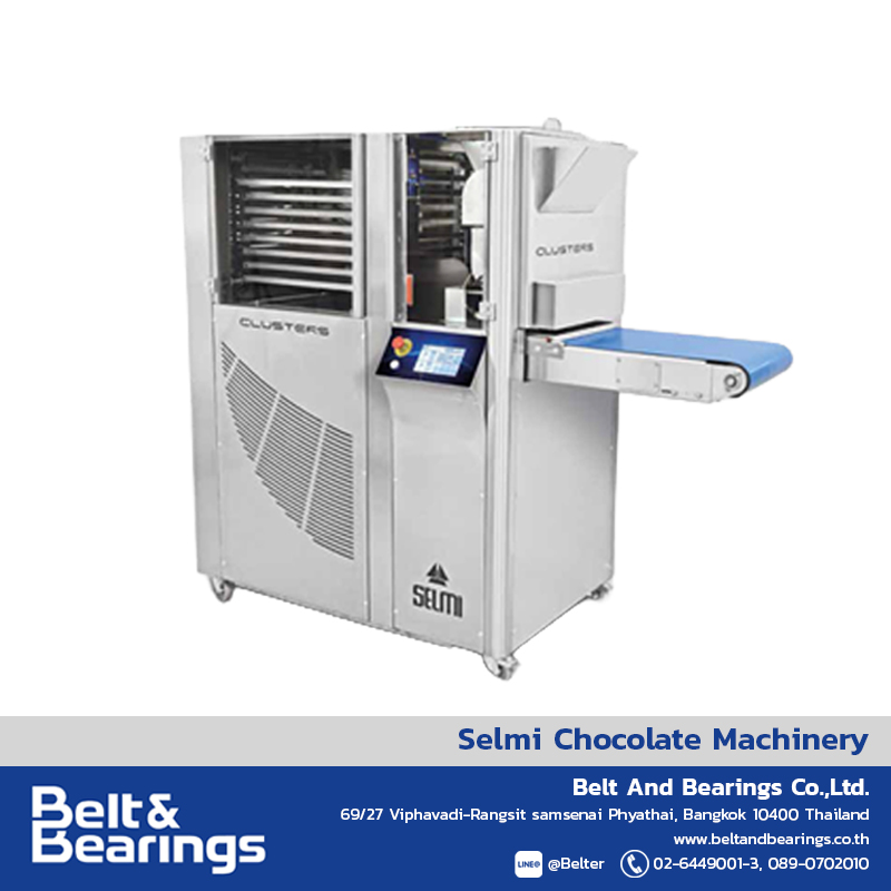 เครื่องผลิตช็อกโกแลตคลัสเตอร์ผสมถั่วอัตโนมัติแบบถาด รุ่น Clusters Trays - Image 2